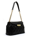 Valentino Frisia Flap Over Quilted Crossbody Bag, Black
