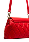 Valentino Frisia Flap Over Quilted Crossbody Bag, Red