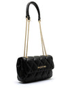 Valentino Frisia Quilted Faux Leather Shoulder Bag, Black
