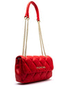 Valentino Frisia Quilted Faux Leather Shoulder Bag, Red