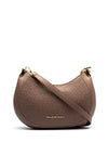 Valentino Falak Monogram Structured Hobo Shoulder Bag, Taupe