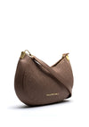 Valentino Falak Monogram Structured Hobo Shoulder Bag, Taupe