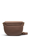 Valentino Falak Monogram Flap Over Saddle Bag, Taupe