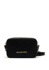 Valentino Falak Monogram Mini Camera Crossbody Bag, Black
