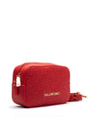 Valentino Falak Monogram Mini Camera Crossbody Bag, Dark Red