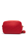 Valentino Falak Monogram Mini Camera Crossbody Bag, Dark Red