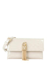 Valentino Emy Embossed Logo Clutch Bag, Stone