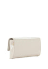 Valentino Emy Embossed Logo Clutch Bag, Stone