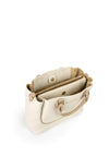 Valentino Daphne Re Top Handle Bag, Cream