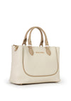 Valentino Daphne Re Top Handle Bag, Cream