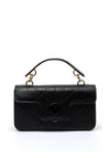 Valentino Melia Flap Bag, Black