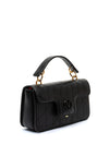 Valentino Melia Flap Bag, Black