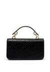 Valentino Melia Flap Bag, Black