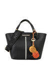 Valentino Hybris Medium Shopper Bag, Black