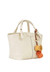 Valentino Hybris Medium Shopper Bag, Cream