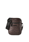 Valentino King Re Monogram Camera Crossbody Bag, Brown