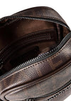 Valentino King Re Monogram Camera Crossbody Bag, Brown