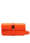 Valentino Eos Flap Over Convertible Shoulder Bag, Orange