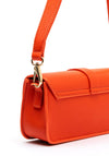 Valentino Eos Flap Over Convertible Shoulder Bag, Orange