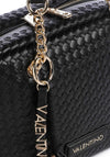 Valentino Gea Bauletto Woven Grab Bag, Black