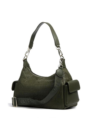 Valentino Sveva Woven Logo Crossbody Bag, Green