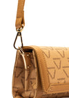 Valentino Liuto Logo Barrel Mini Crossbody Bag, Beige