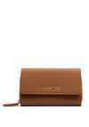 Valentino Zero Large Crossbody Wallet with Shoulder Chain, Cuoio