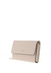 Valentino Catalunya Wallet with Shoulder Strap, Ecru