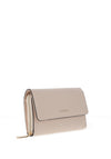 Valentino Catalunya Wallet with Shoulder Strap, Ecru