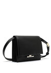 Calvin Klein Smooth Flap Over Mini Crossbody Bag, Black