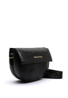 Valentino Small Croc Effect Crossbody Bag, Black