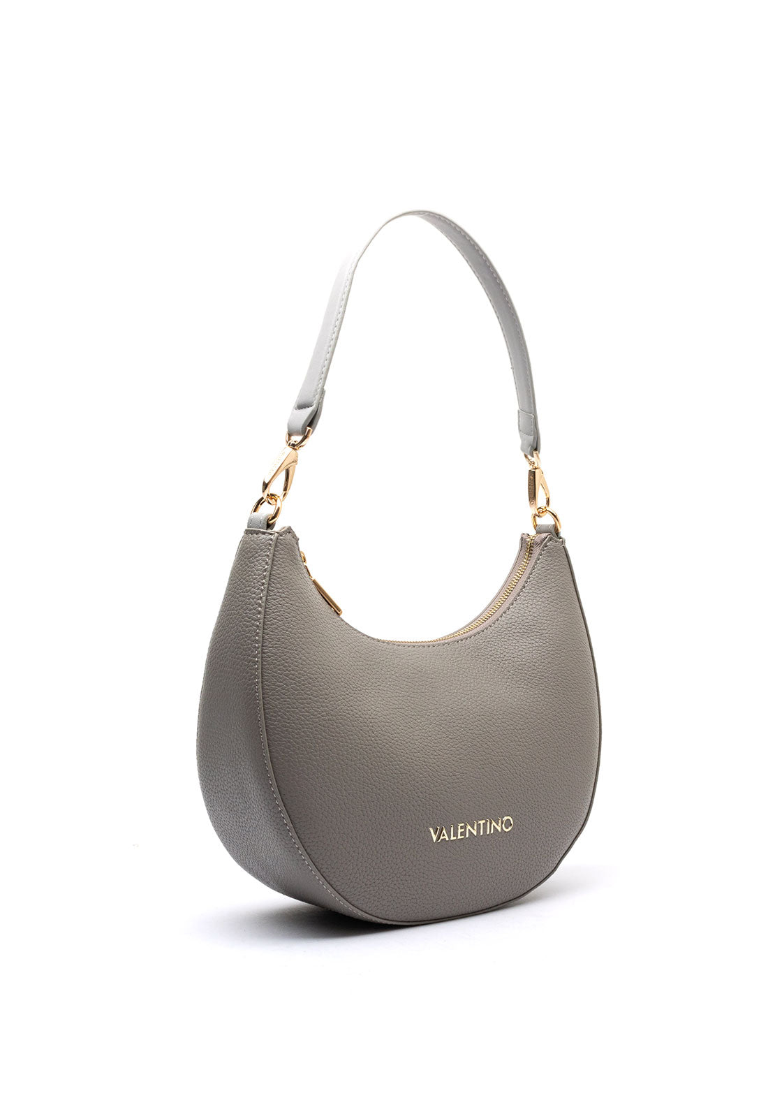 Valentino Alexia Crescent Shoulder Bag, Grey
