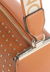 Valentino Song Studded Crossbody Bag, Burnt Orange