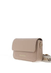 Valentino Small Zero Flapover Crossbody Bag, Beige