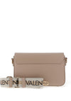 Valentino Small Zero Flapover Crossbody Bag, Beige