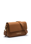 Valentino Small Zero Flapover Crossbody Bag, Warm Brown