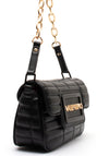 Valentino Small Quilted Small Flap Over Bag, Black