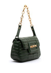 Valentino Quilted Small Flap Over Bag, Militaire
