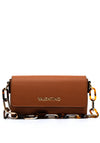 Valentino Bercy Folded Faux Leather Shoulder Bag, Cuoio