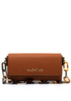 Valentino Bercy Folded Faux Leather Shoulder Bag, Cuoio