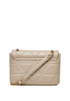 Valentino Carnaby Quilted Shoulder Bag, Ecru
