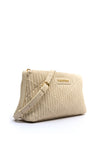 Valentino Quilted Clapham Shoulder Bag, Ecru