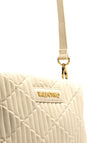Valentino Quilted Clapham Shoulder Bag, Ecru