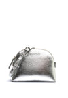 Valentino Mayfair Small Dome Crossbody Bag, Silver