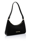 Valentino Kelly Denim Baguette Shoulder Bag, Denim Black