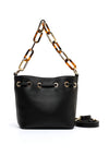 Valentino Bercy Nero Small Bucket Bag, Black