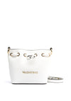 Valentino Bercy Nero Small Bucket Bag, White