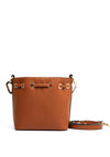 Valentino Bercy Nero Small Bucket Bag, Cuoio