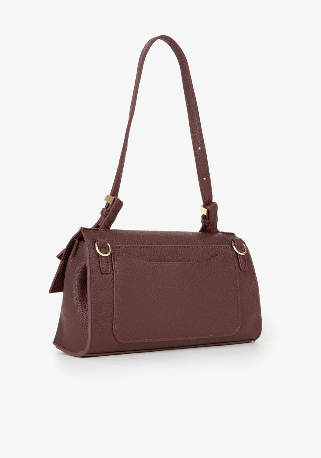 Valentino Sterling Crossbody Flap Bag, Wine