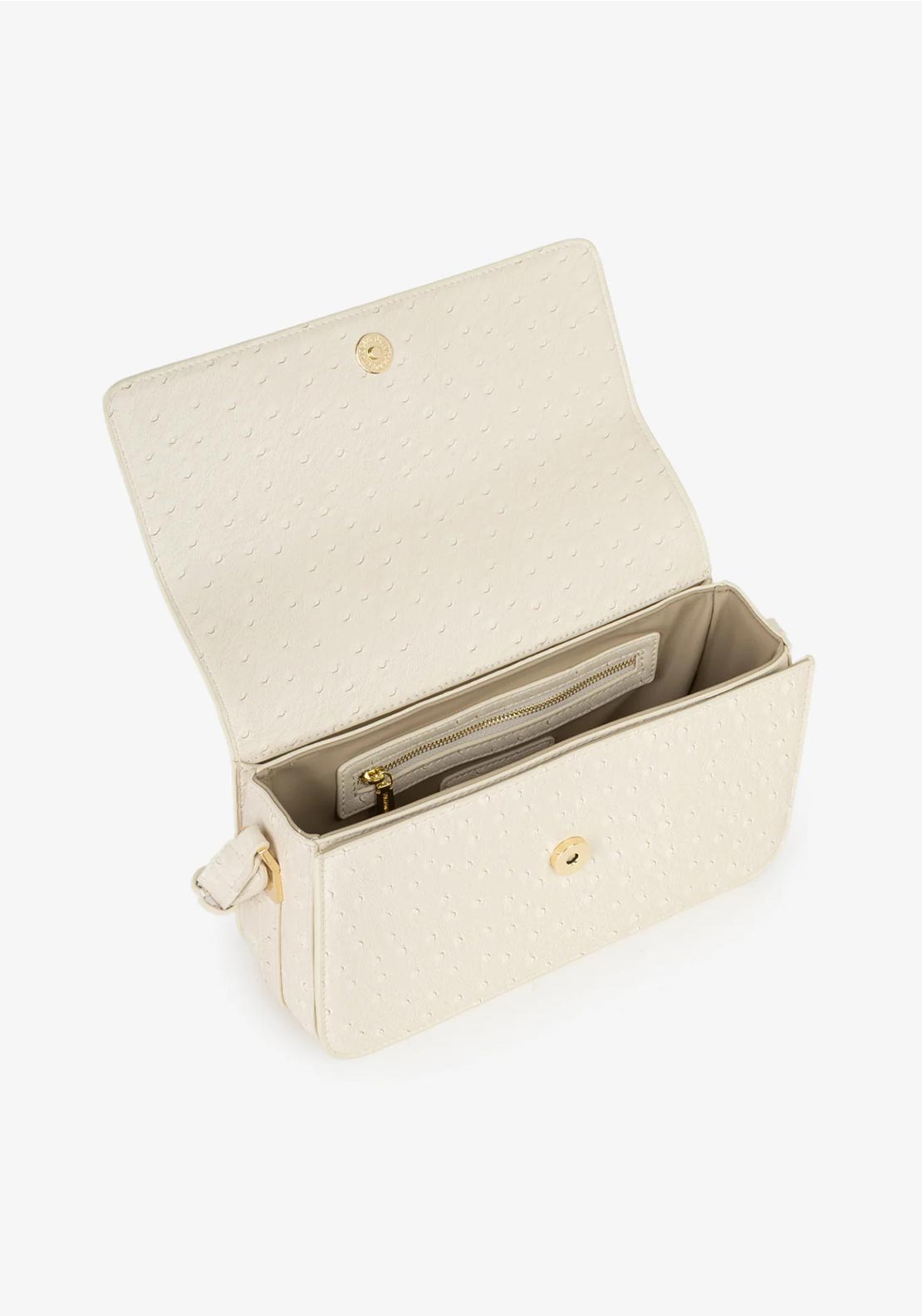 Valentino Rossy Medium Crossbody Bag, Cream